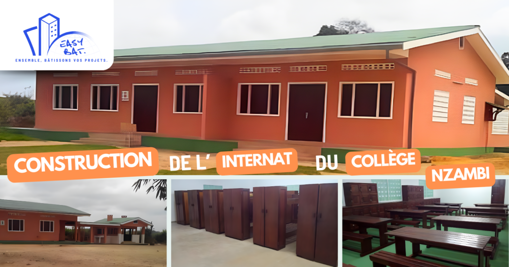 Construction Internat Collège - Easy-Bat Congo